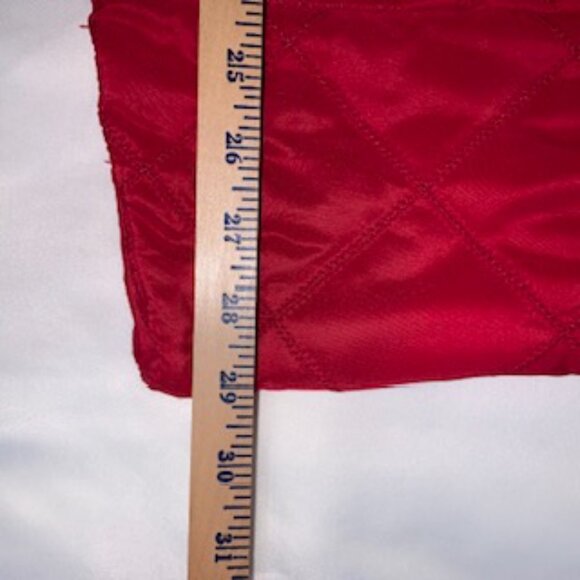 Jane Ashley Red Puffer Vest Size 3XL Sleeveless Zip Up Pockets Warm Oversize Y2k - Picture 11 of 11